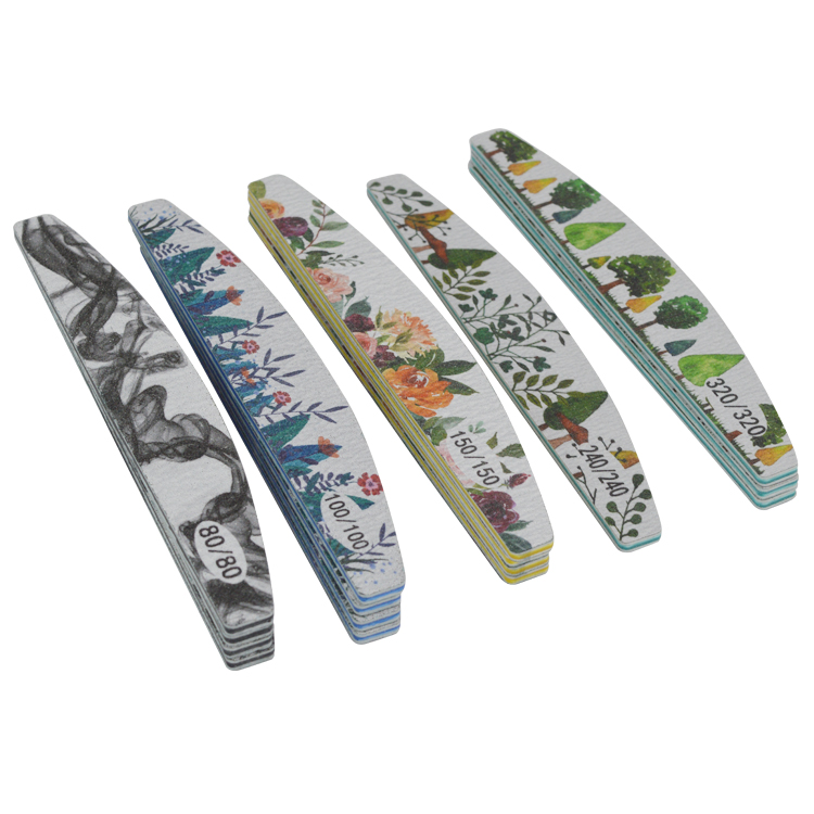 colorful printing nail file C