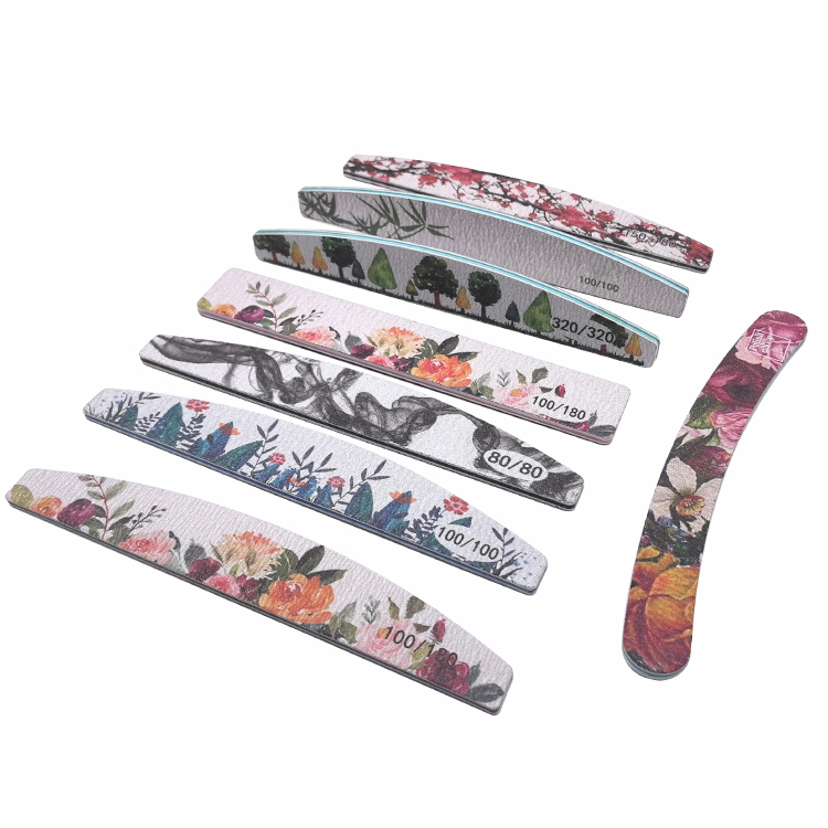 colorful printing nail file