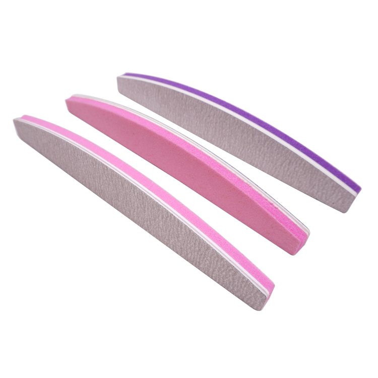 2 in 1 zebra grey nail file buffer A