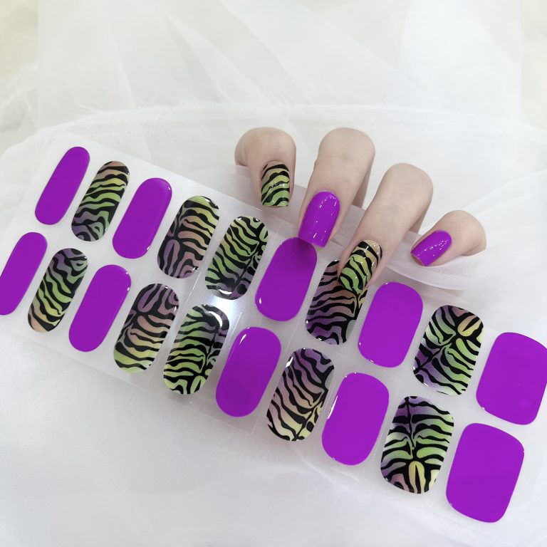 gel nail sticker D