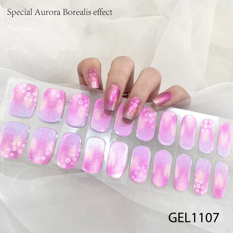 gel nail sticker E