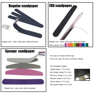 replaceable sandpaper nail file