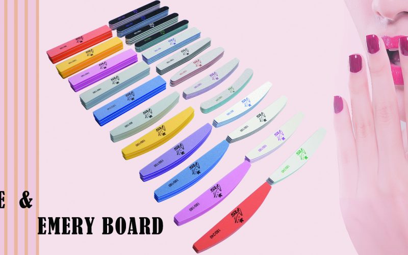 Nail file and emery board